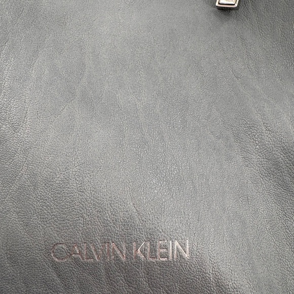 Calvin Klein Gabrianna Slim Tote Product Blue Handbag Purse Shoulder Bag - Picture 9 of 11